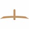 Ekena Millwork Bellingham Timber Gable Bracket, Western Red Cedar, 84"W x 28"H x 5 1/2"D x 5 1/2"F, 8/12 Pitch GBW084X28X0606BEL00SWR - alternate 1
